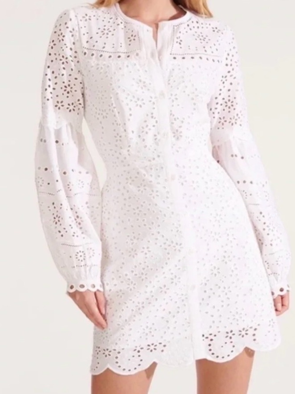 Worn once Veronica beard Yana eyelet dress size 4